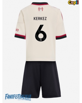 Liverpool Milos Kerkez #6 Echipament de Fotbal Replică 2025-26 Copii Deplasare (+ Șorturi)